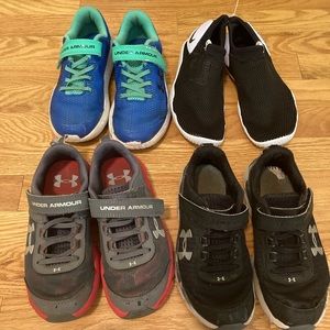 Boys shoes under armour/Nike bundle
